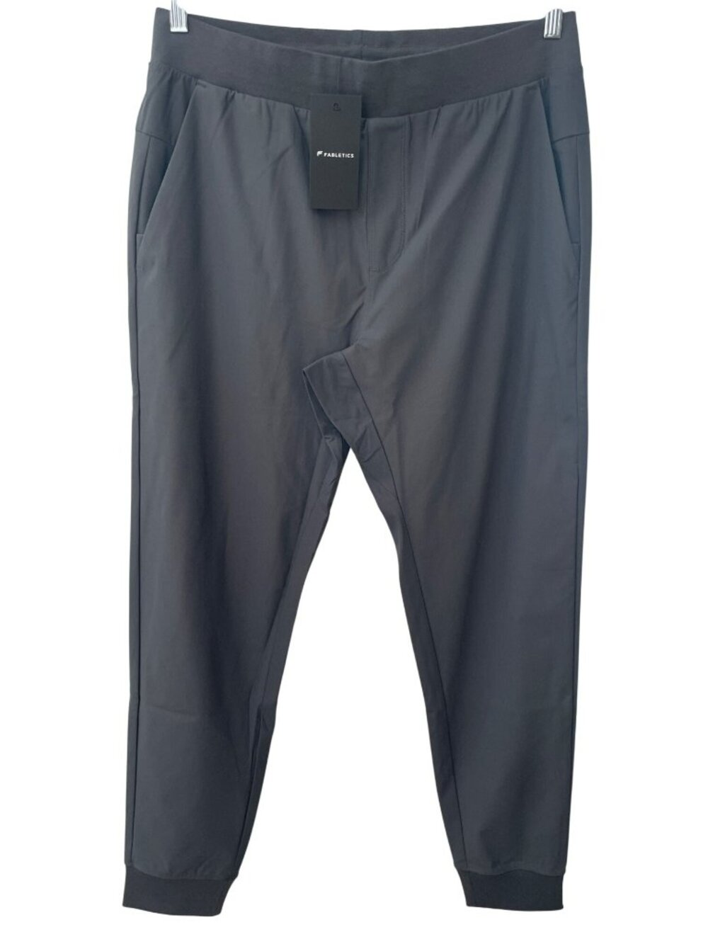 Fabletics The Don Jogger Pants Men's L Tall Onyx Stretch Athletic Wear